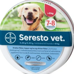Seresto Vet Loppe og flåt Halsbånd til store hunde