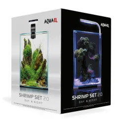 Shrimpset Day and Night 20 L akvarium 25x25x30 cm Sort