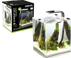 Shrimpset Day and Night 30 L akvarium 29x29x35 cm Sort