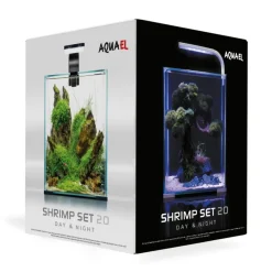 Shrimpset Day and Night 20 L 25x25x30 cm Hvid
