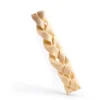Snackit Flettet Oksehud 25 cm i folie - Robust tyggeben til hunde