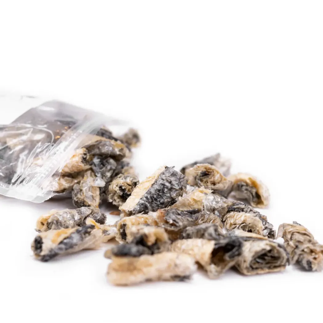 Snackit Lakseskind Mini Ruller 100 g - naturlige hundesnacks