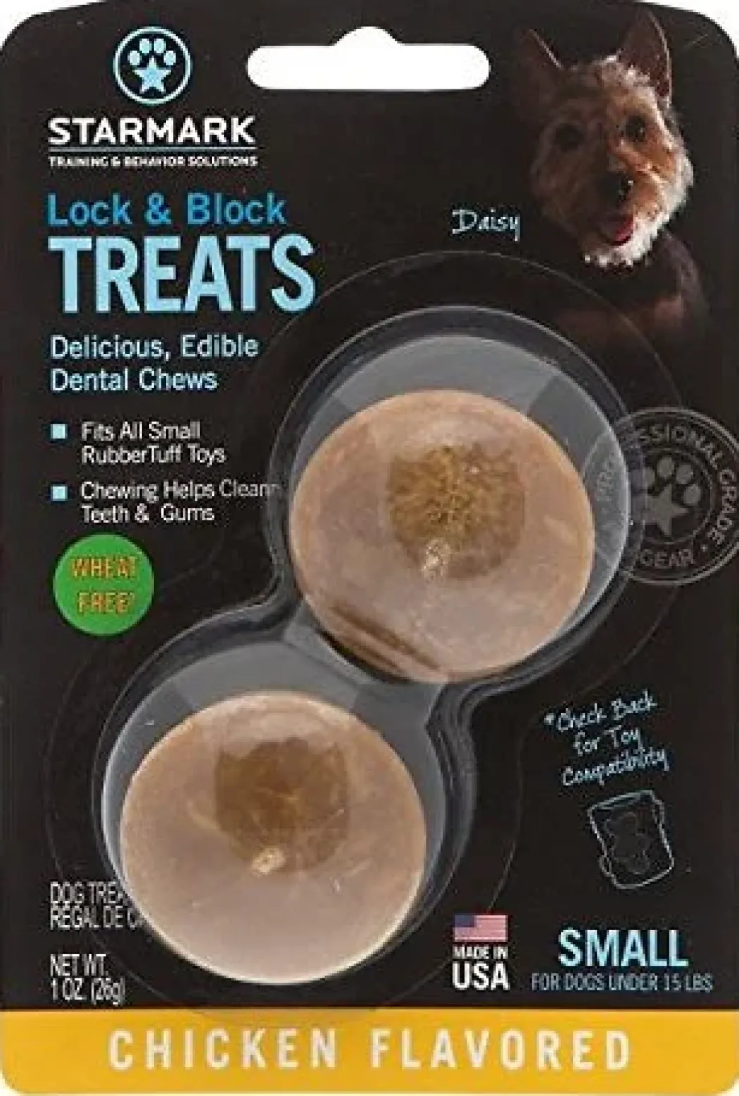 Starmark Lock n Block Treats Small - aktiveringssnack til små hunde