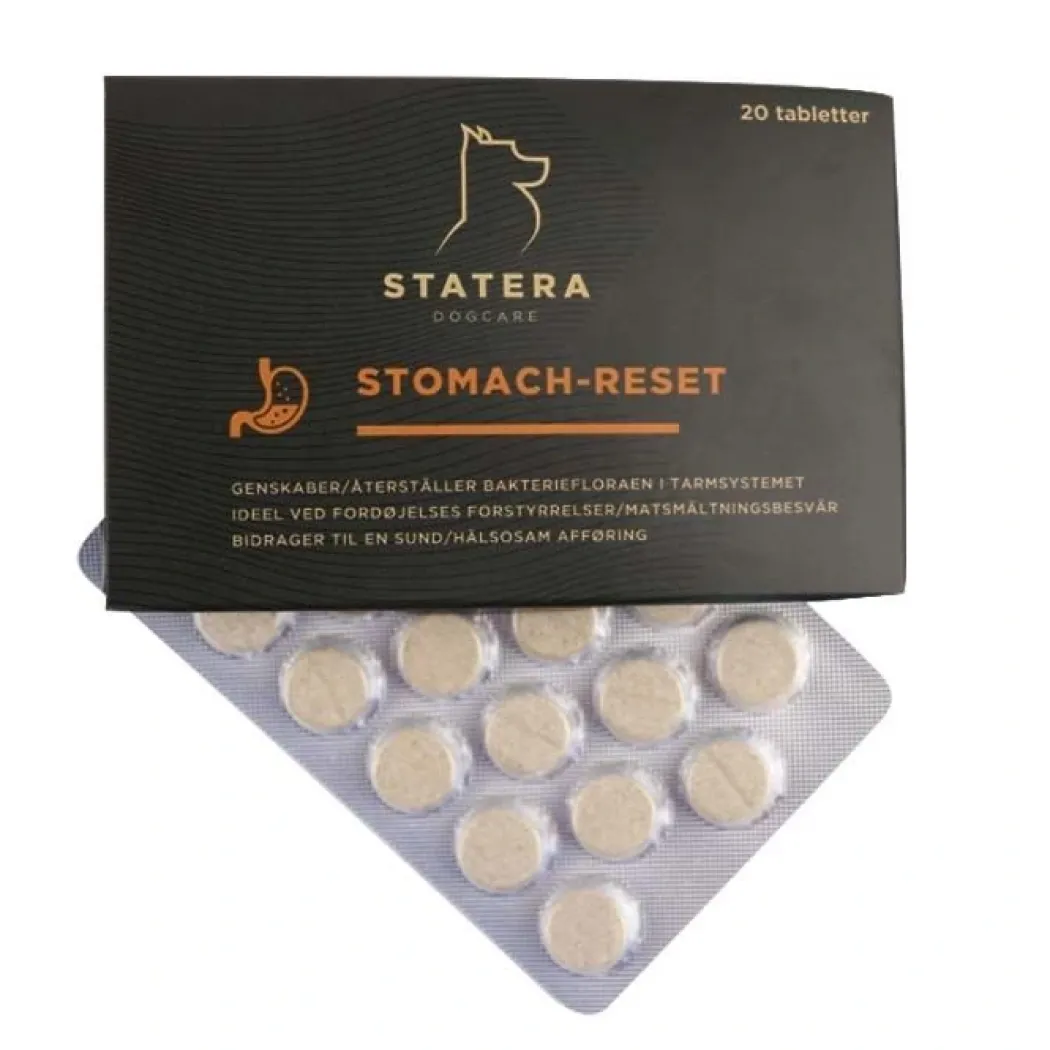 Statera Dogcare Stomach Reset 20 Tabletter