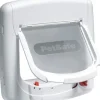 Staywell Deluxe Magnetisk lås kattelem Hvid