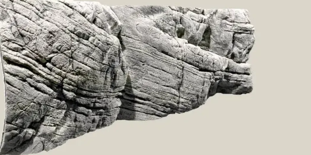 Tanganyika Baggrund Hvid Kalksten 150 x 50 cm