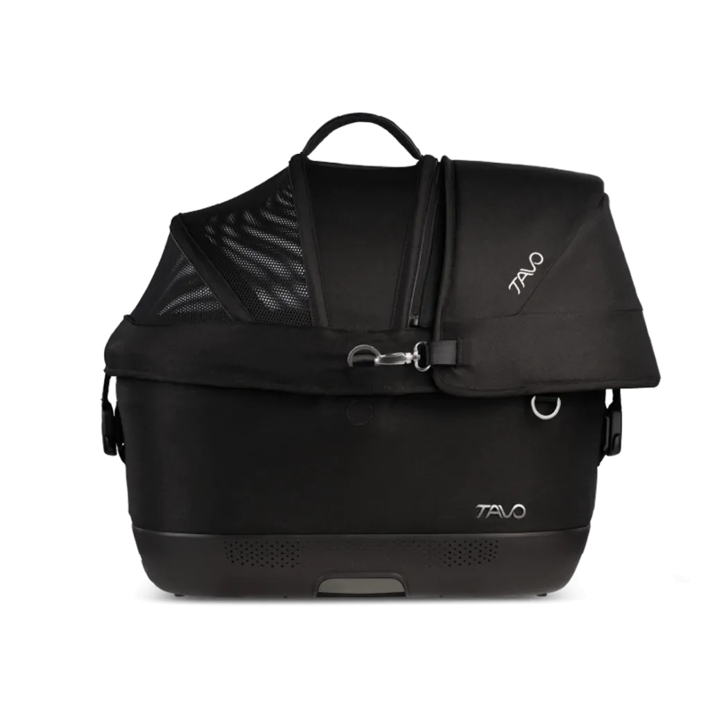Tavo MAEVE ISO6X ONYX Sort - Crashtestet ISOFIX-autostol til kæledyr