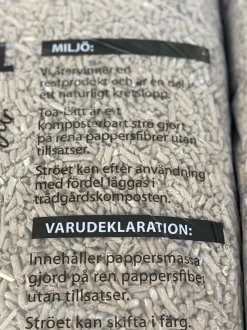 TOA-LÄTT Kattestrø - Kattegrus 55 liter