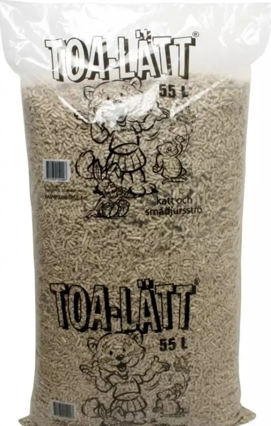 TOA-LÄTT Kattestrø - Kattegrus 55 liter