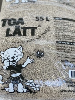 TOA-LÄTT Kattestrø - Kattegrus 55 liter