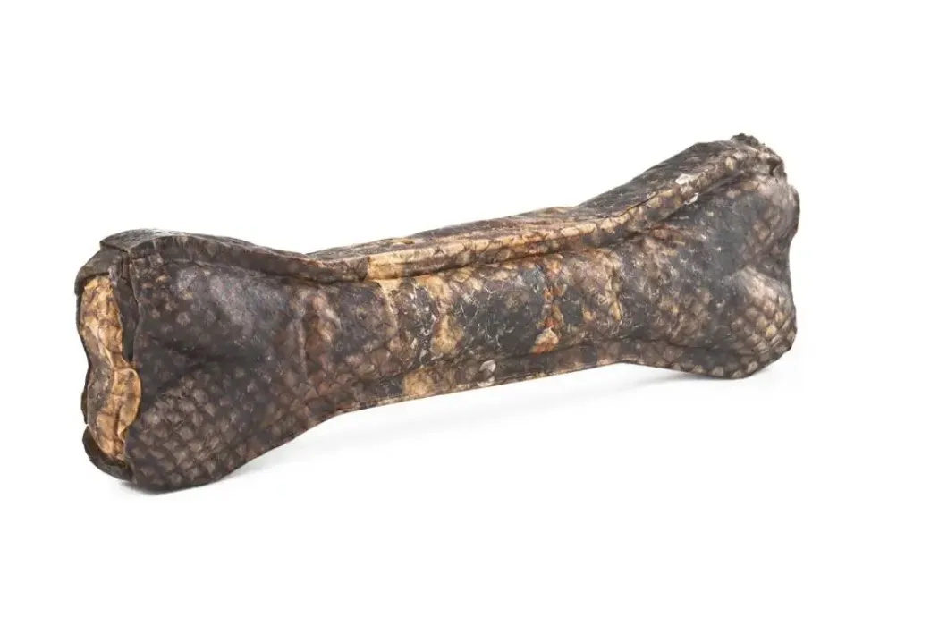 Torskeskindben presset 12 cm 45 g - kornfri hundesnack