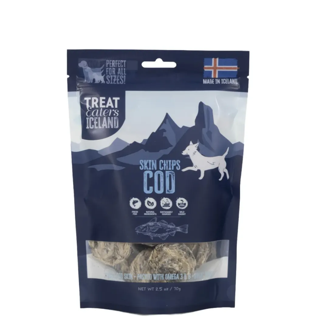 Treateaters Iceland torskeskind chips til hund 70 g