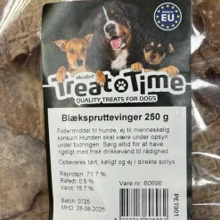 Treattime Blækspruttevinger 250 g - Naturlige hundesnacks