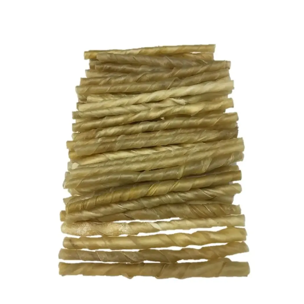 Treattime Tyggepinde af oksehud 125 mm 100 stk - naturlige hundesnacks
