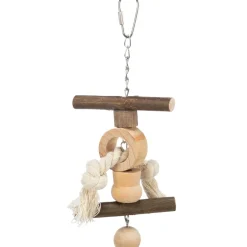 Trixie Natural Living legetøj med kugle og reb 20 cm