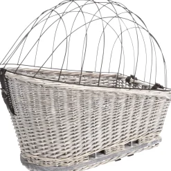 Trixie Cykelkurv til bagagebærer (Grå)