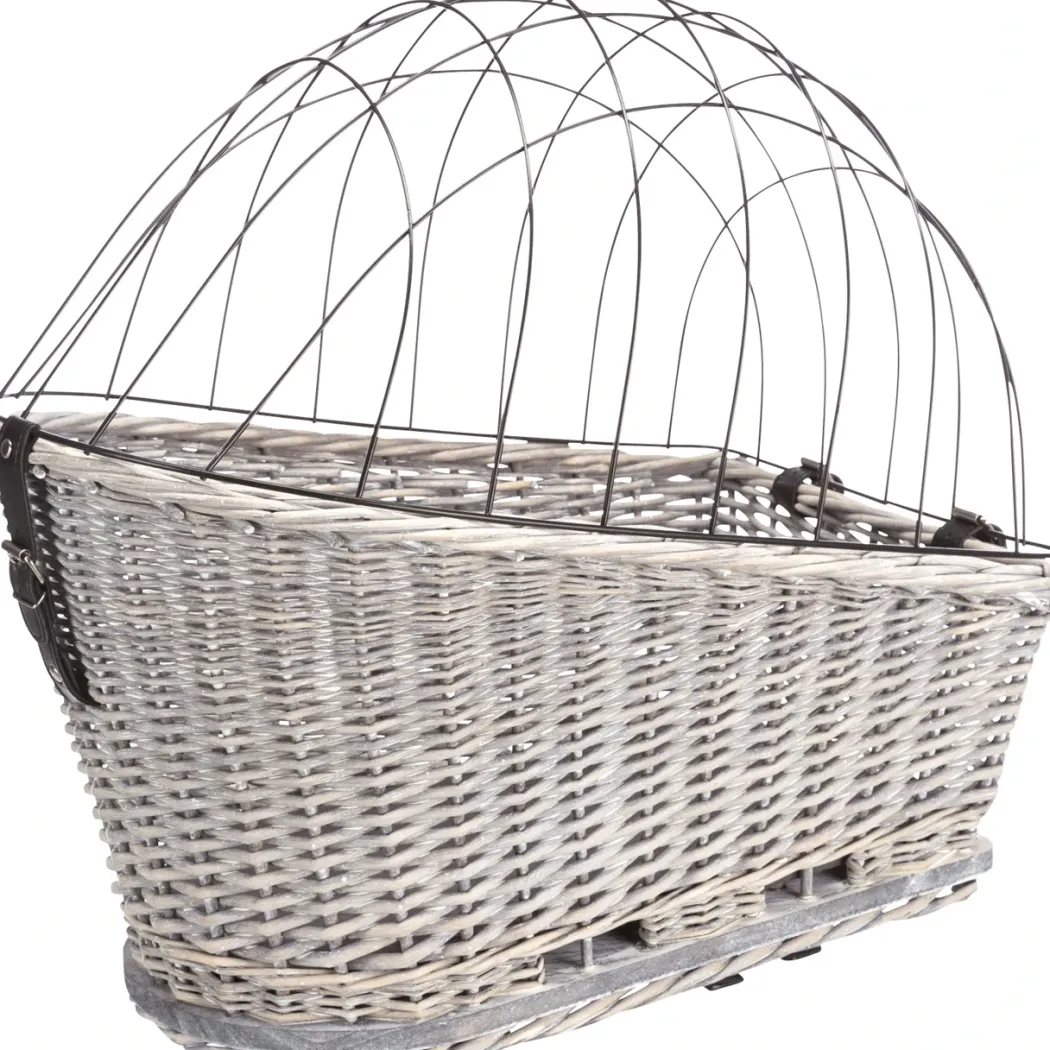 Trixie Cykelkurv til bagagebærer (Grå)
