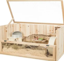 Trixie hamsterbur af Træ 100x50x50 cm