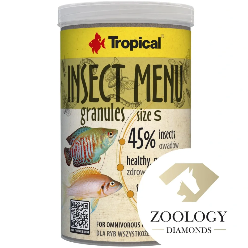 Tropical Insect Menu Granules Size S 1000 ml