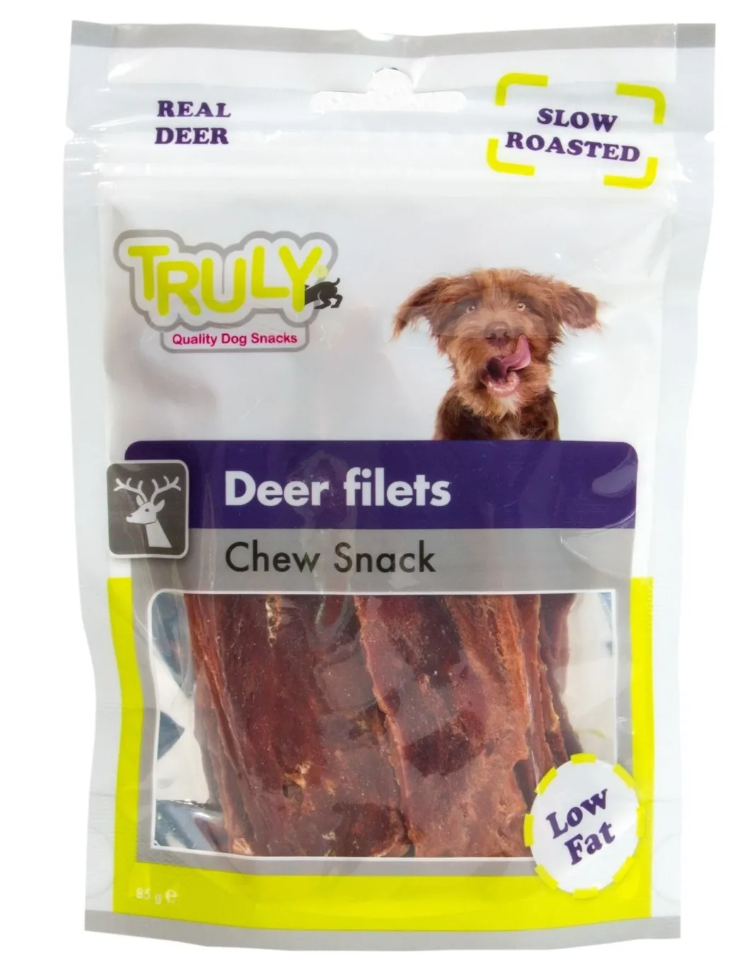 Truly Deer Filets 90 g - Hjortefileter til hunde