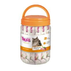 Truly Kat Cremet kattegodbid med kylling og okse 420 g (30 tuber)