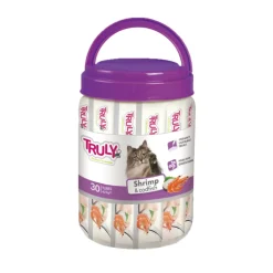 Truly Kat Cremet kattegodbid med rejer og torsk 420 g (30 tuber)