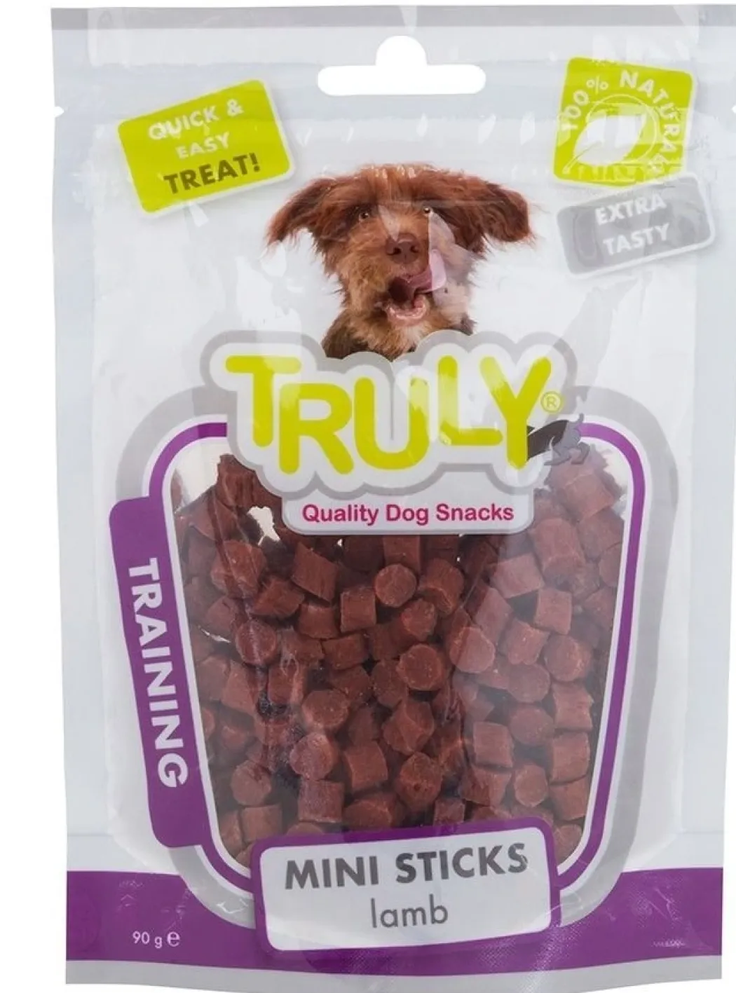 Truly Trainer Mini Sticks Lamb 90 g - træningssticks med lam