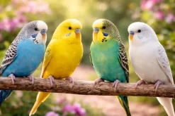 Undulat unge (Melopsittacus Undulatus)