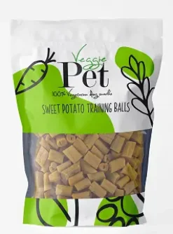 VeggiePet vegansk sød kartoffel træningsgodbidder 100 g (vegetabilsk) - små hundesnacks