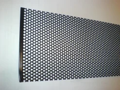 Ventilationsrist (sort) 10 x 100 cm
