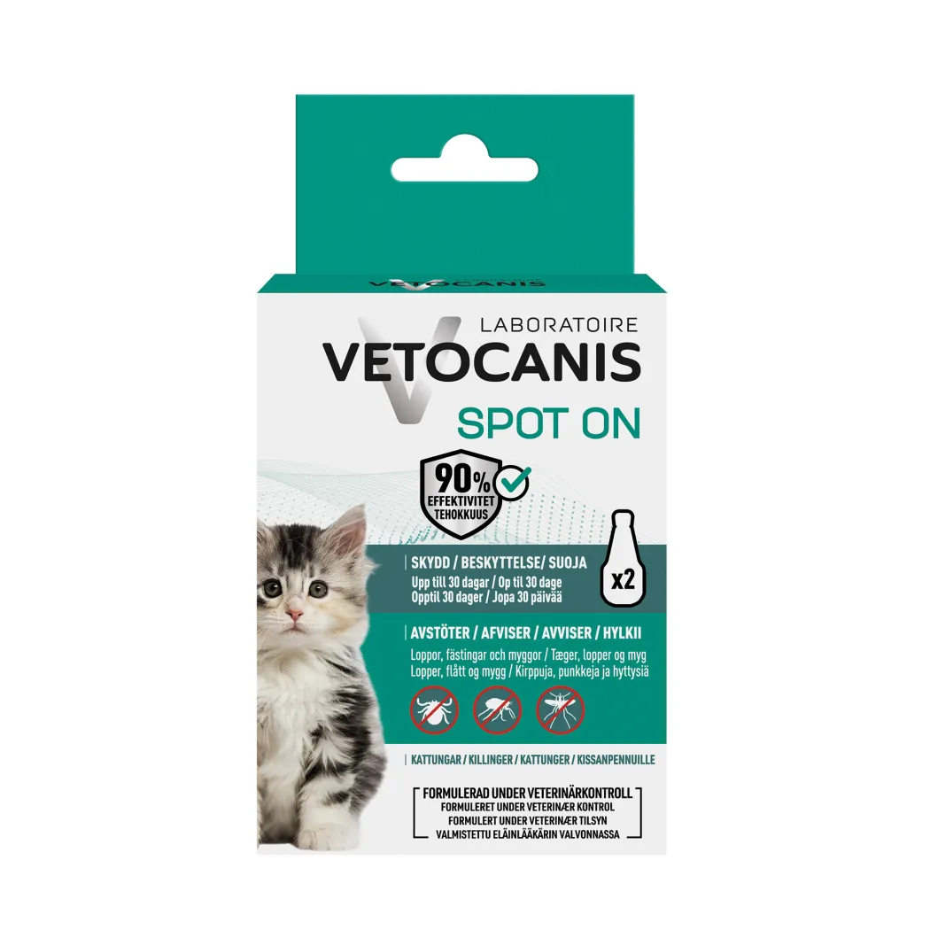 Vetocanis spot on kat killing 2x0,6 ml