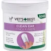 Vets Best Clean fingertut til ørepleje 50 stk