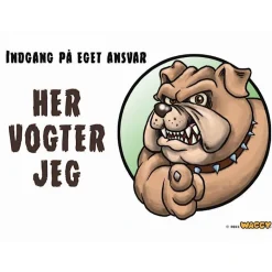 Waggy Her vogter Jeg Bulldog