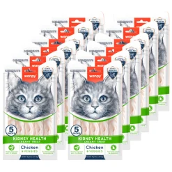 Wanpy Cat Functional Creamy Lickable Treat Kidney Health Chicken - Veggies 5 x 14 g