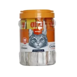 Wanpy Kat Cremet Slikbar Godbid med Kylling & Kylling og Krabbe 560 g (40 tuber)