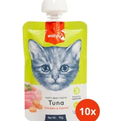 Wanpy kat Meat Paste med tun kylling og gulerod 90 g