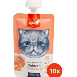 Wanpy Kat Tasty Paste Salmon - Slikbar godbid 90 g