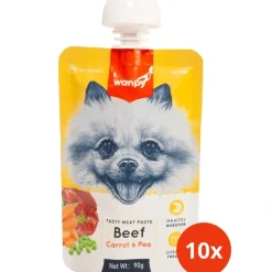 Wanpy Tasty Paste Okse 90 g - cremet belønningsgodbid til hunde