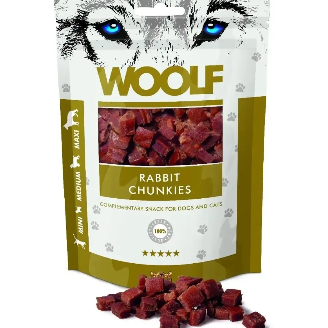 Woolf Hunde- og Kattesnack Kanin Chunkies