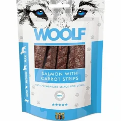 Woolf Hunde- og Kattesnack Laks med Gulerod Strimler