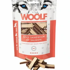 Woolf Hundesnack Blød Sandwich med Laks