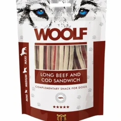 Woolf Hundesnack Okse og Torsk Lang Sandwich