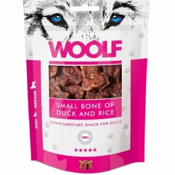 Woolf Hundesnack Små Ben med And og Ris