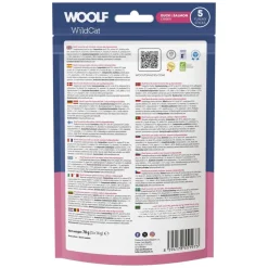 Woolf Wildcat Cream 5 stk - Flydende kattegodbid med and og laks