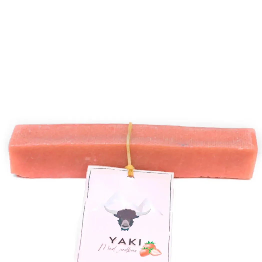 Yaki vegetarisk hundesnack med jordbær XL 140-160 g