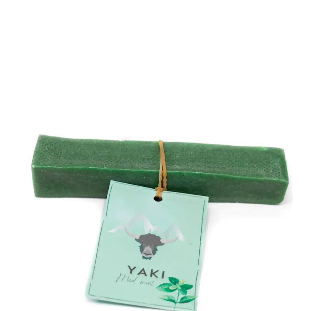 Yaki vegetarisk tyggeben til hund med mint L 110-120 g