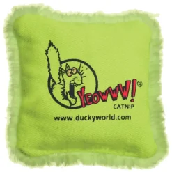 Yeowww Catnip pude grøn til kat 6,5x6,5 cm