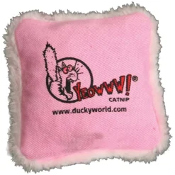 Yeowww Catnip pude lyserød til kat 6,5x6,5 cm