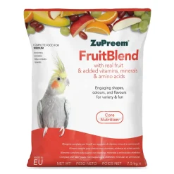 Zupreem Fruitblend Nymfeparakit og dværgpapegøje 7,5 kg